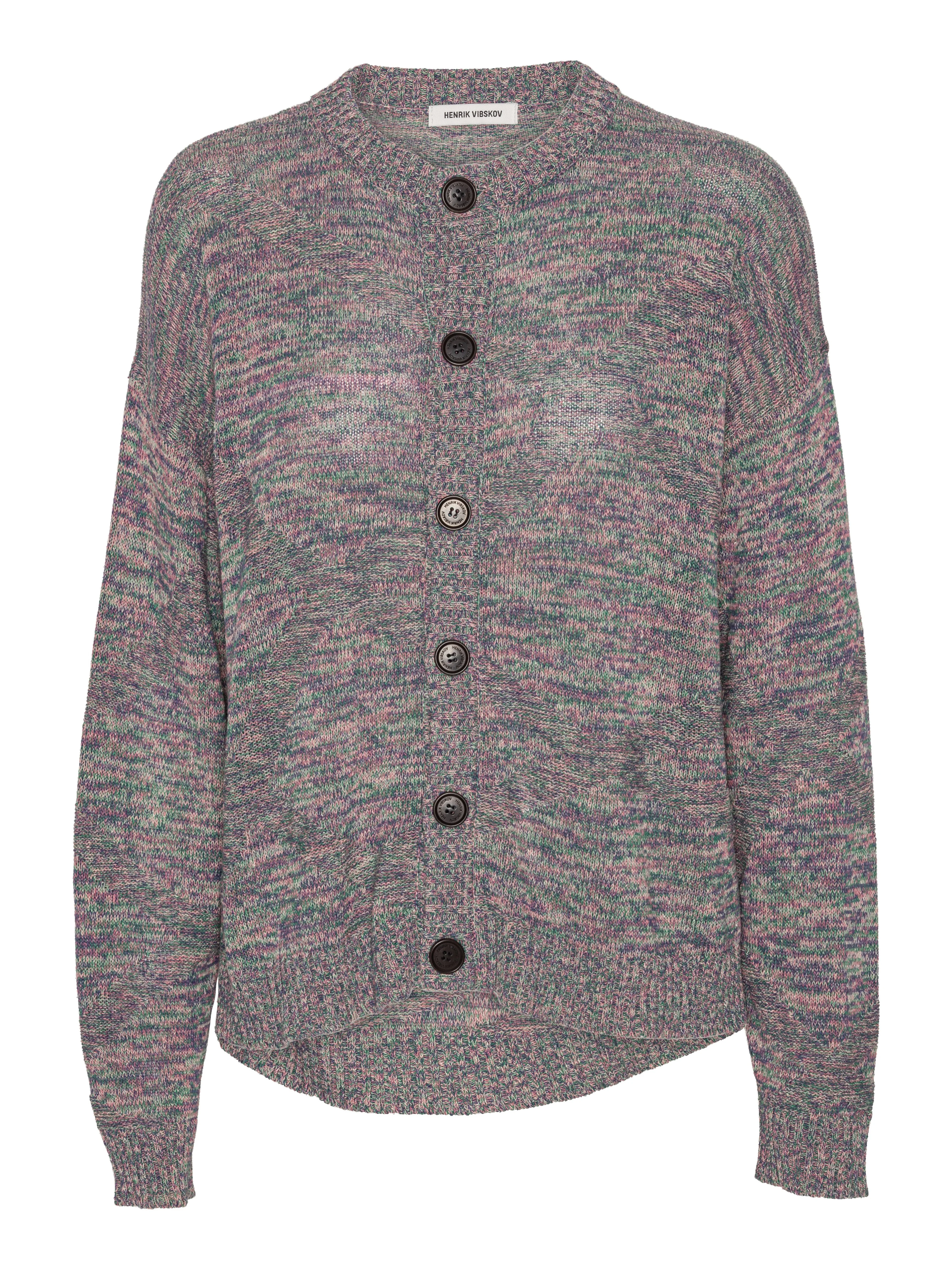 SILK NET CARDIGAN - MULTI PAPAVERO - 1