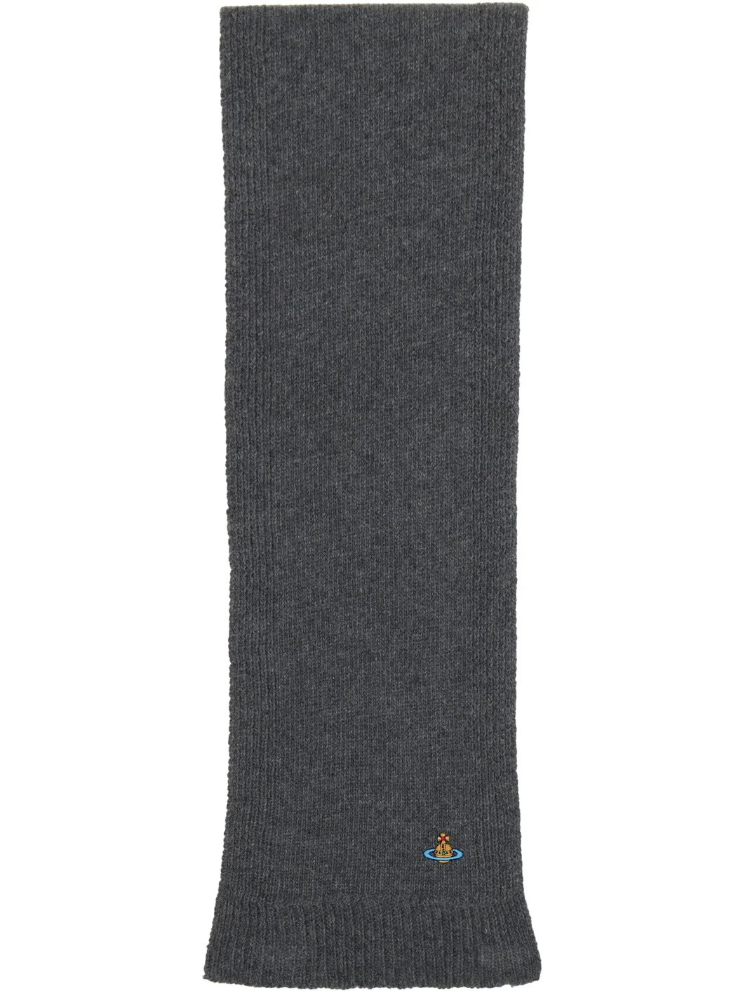 Gray Cashmere Scarf - 1