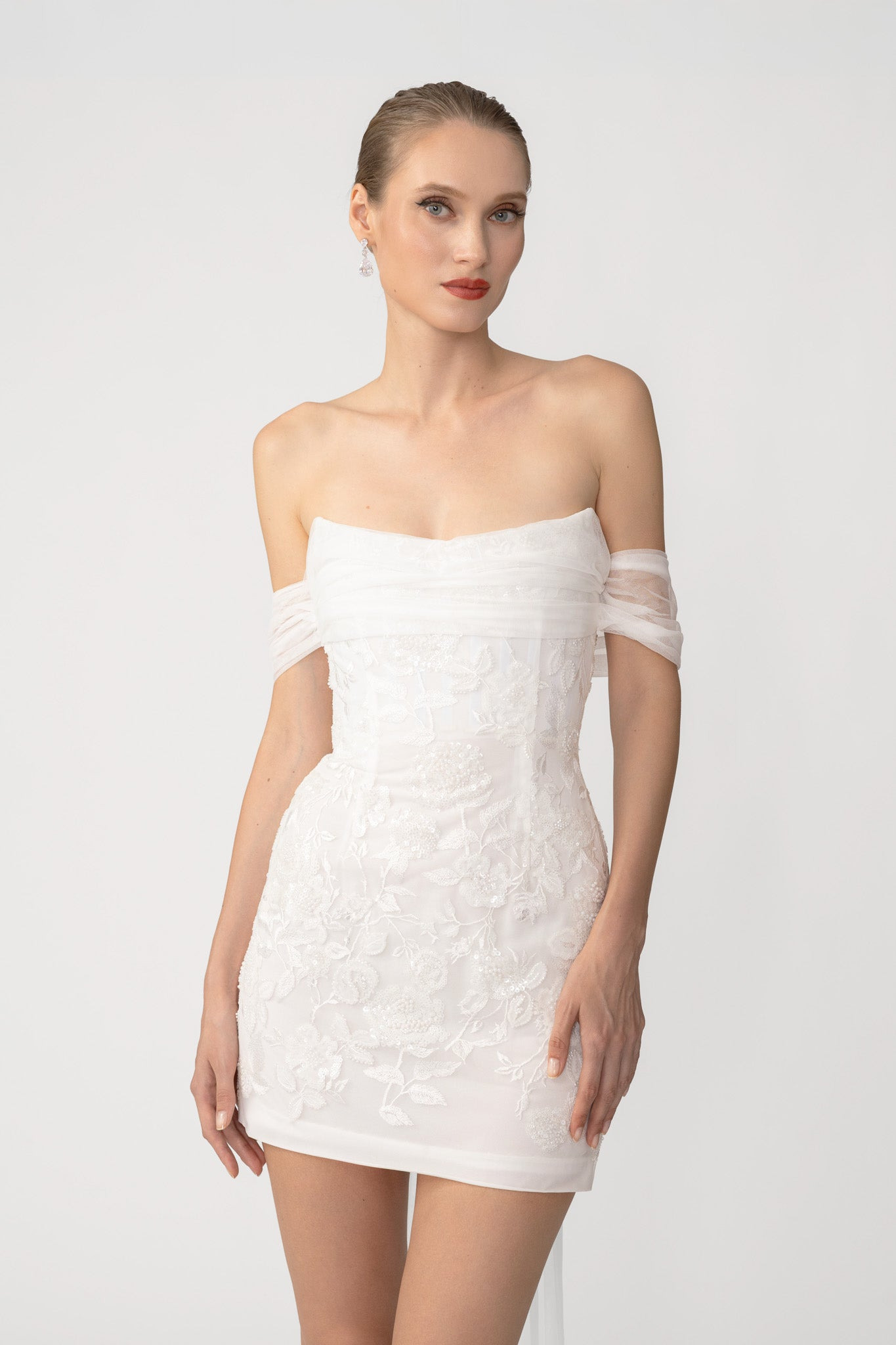 FREYA EMBROIDERED MINI DRESS - 2