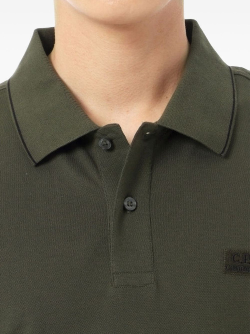 stretch piquet short sleeve logo polo 4