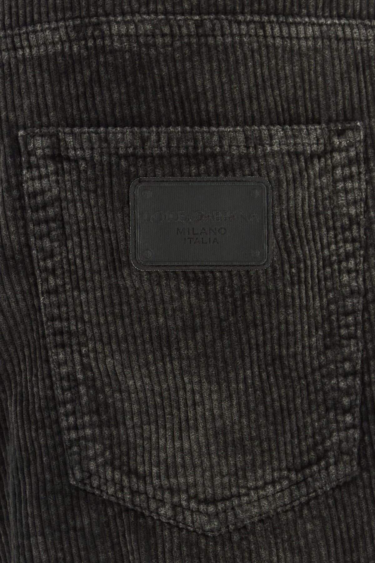 Charcoal stretch corduroy pant - 5