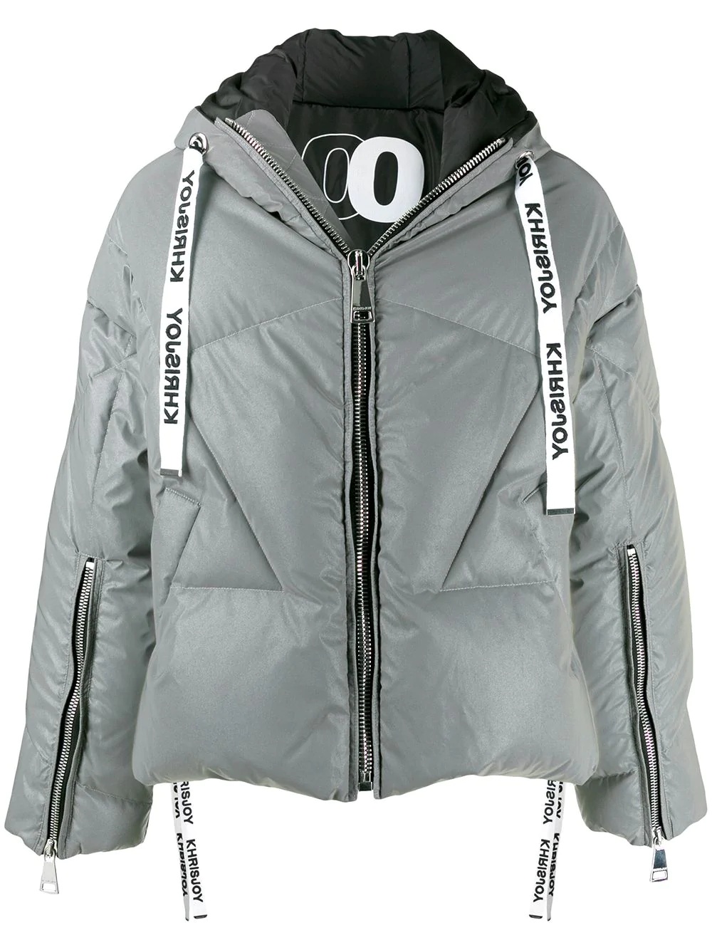 hooded puffer jacket - 1