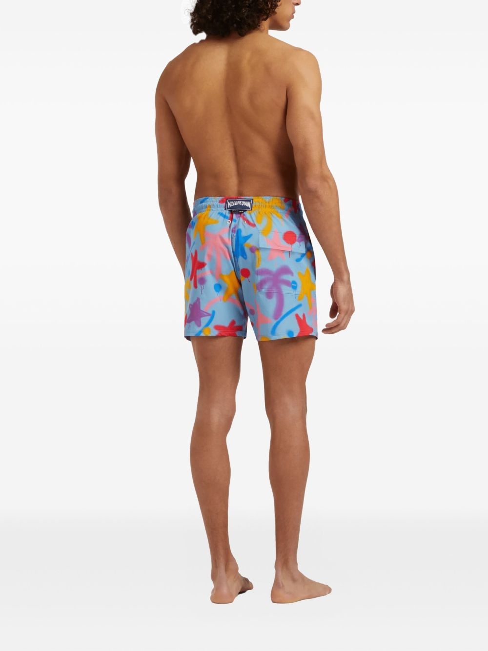 x Palm Angels Spray Paint swim shorts - 3