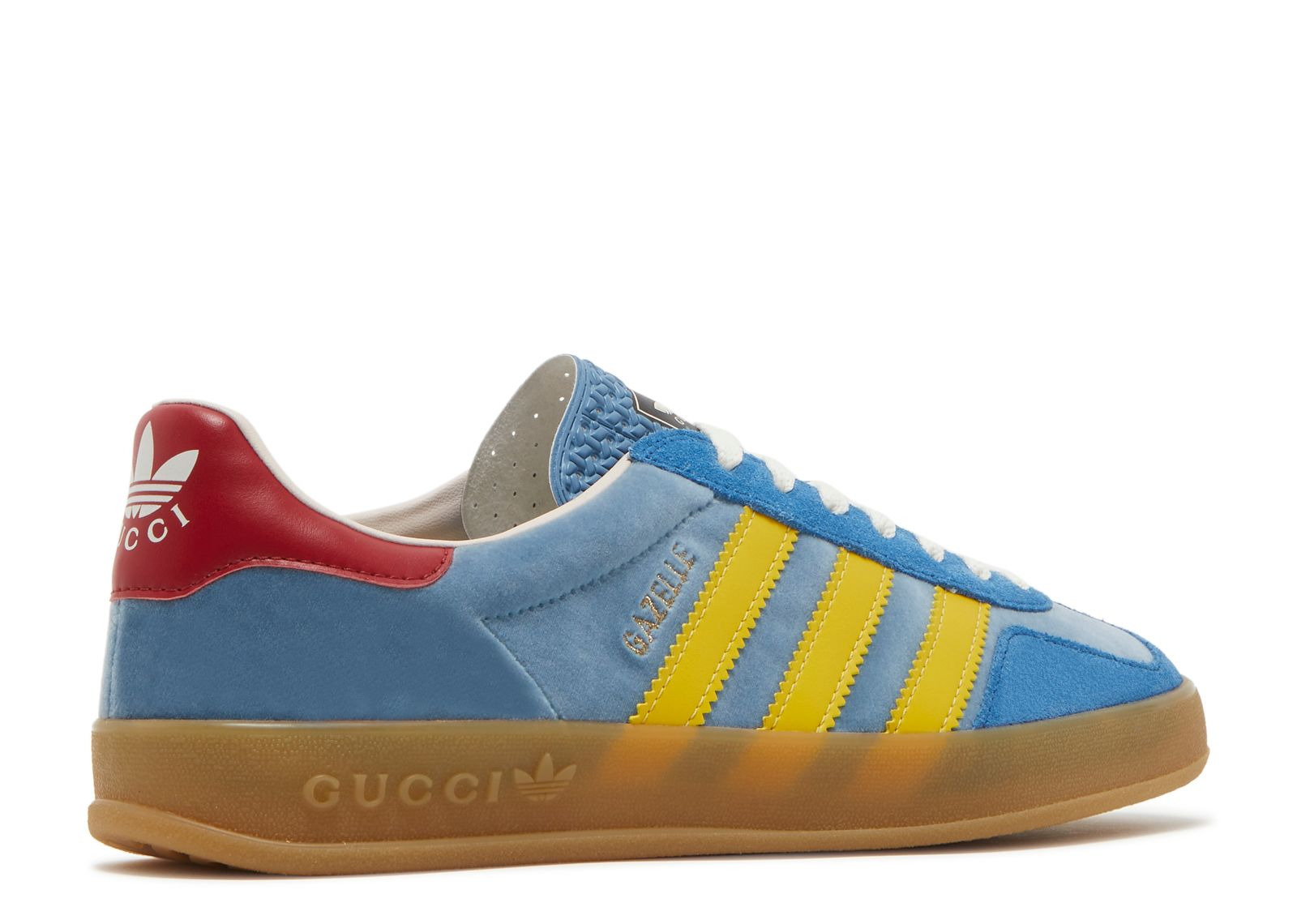 GUCCI X GAZELLE 'LIGHT BLUE SUEDE' - 3