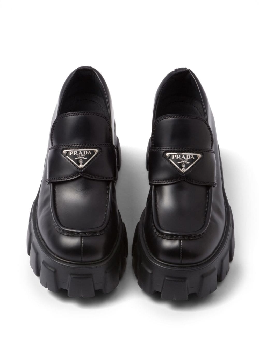 Monolith 55mm leather loafers - 4