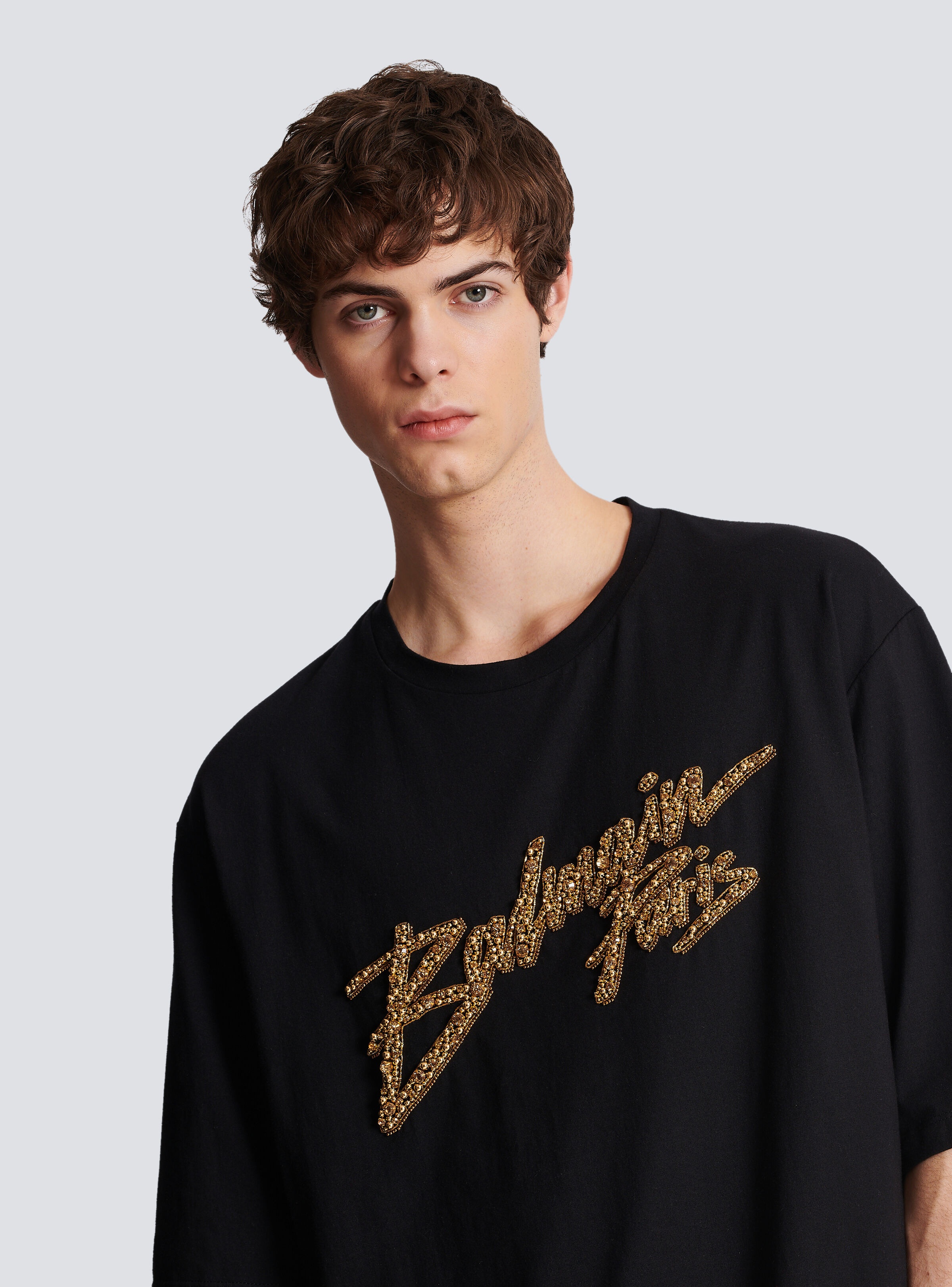 Balmain signature T-shirt - 7