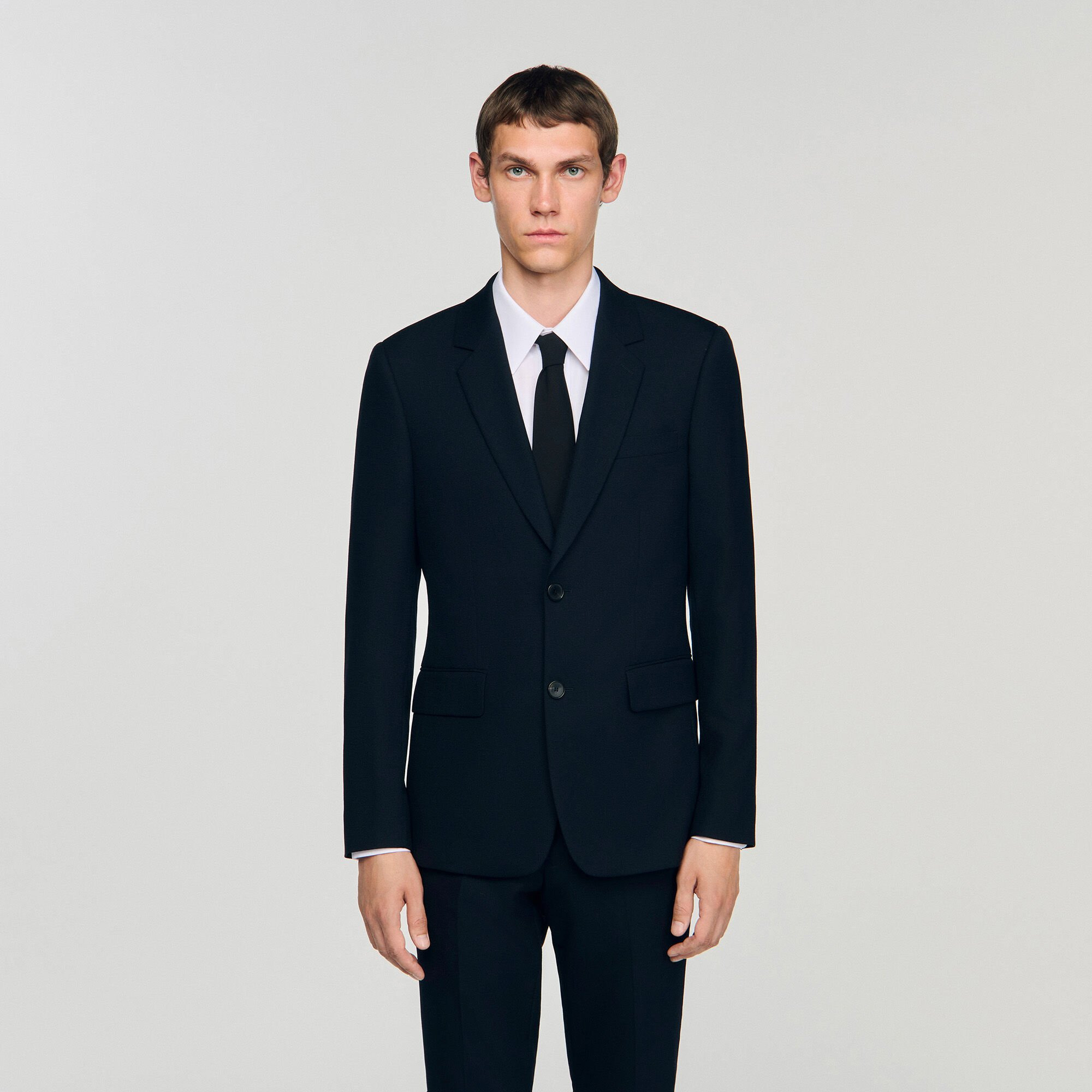 WOOL SUIT JACKET - 4