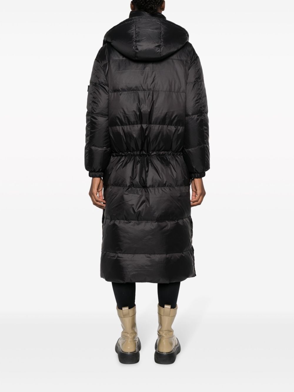 high-neck padded coat - 4