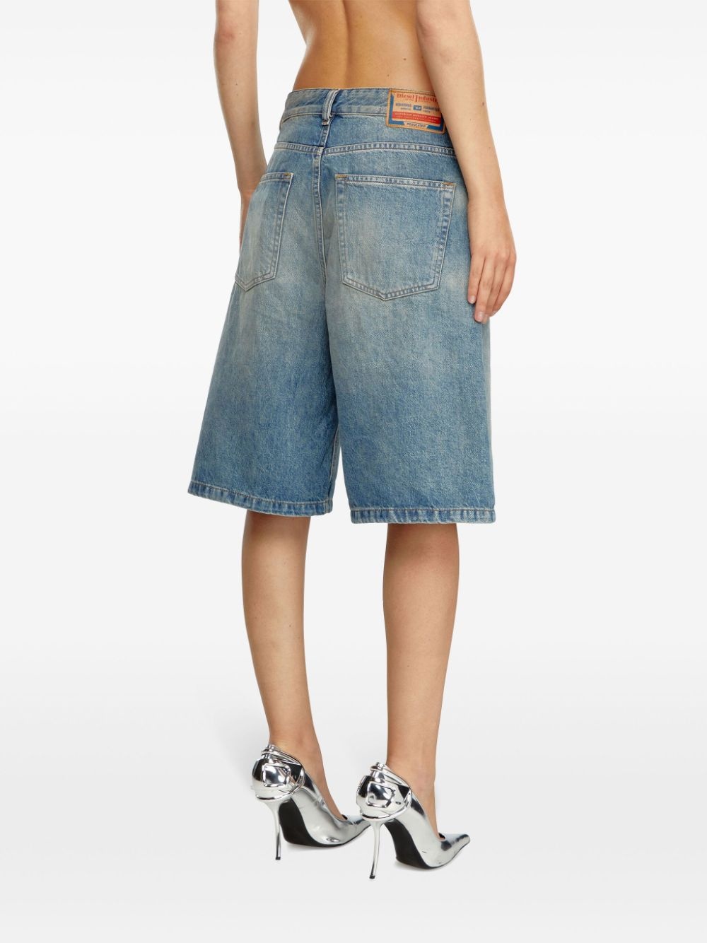 De-Sire Washed Knee-length Shorts - 4