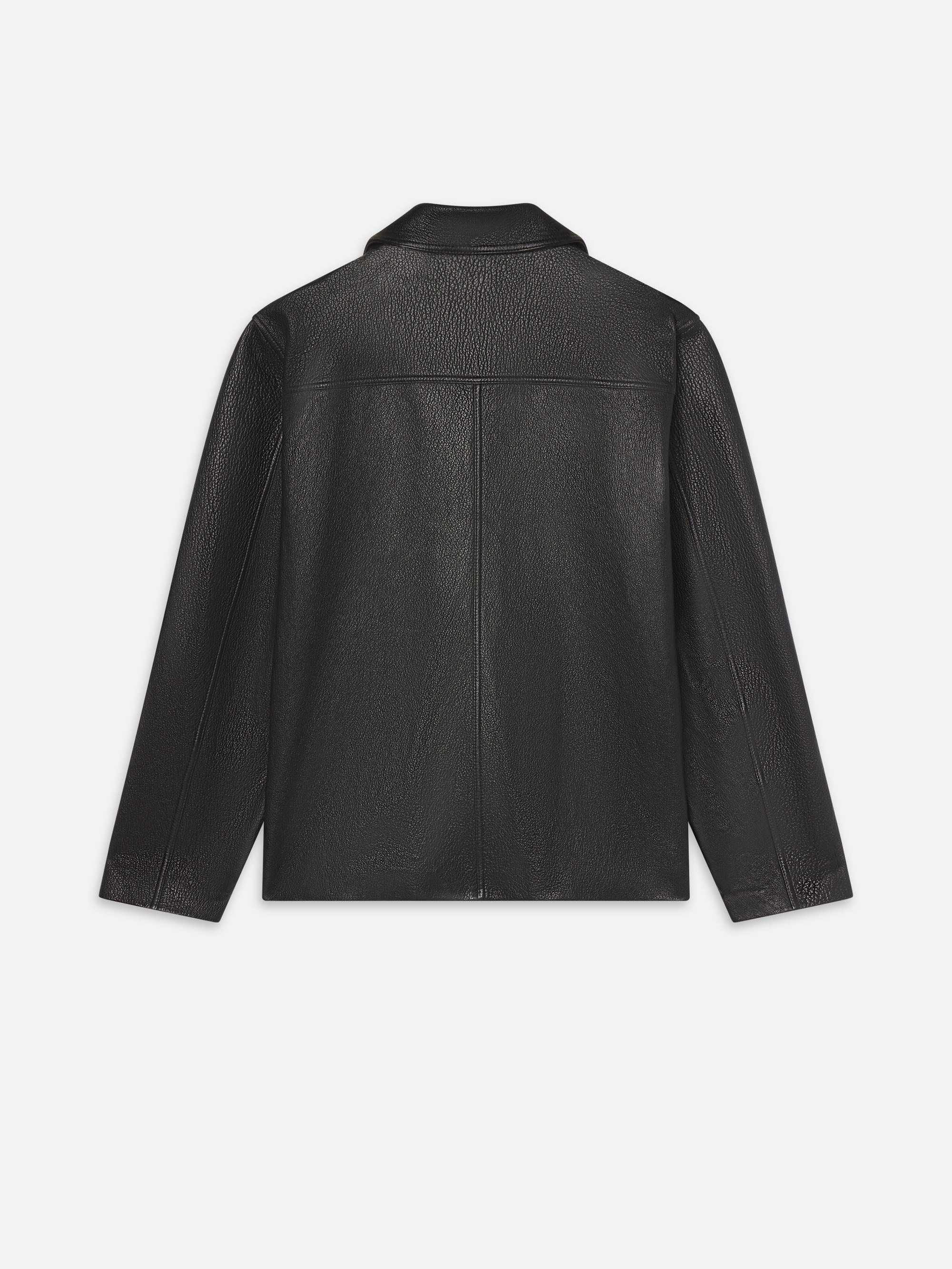 Leather Jacket in Black - 4