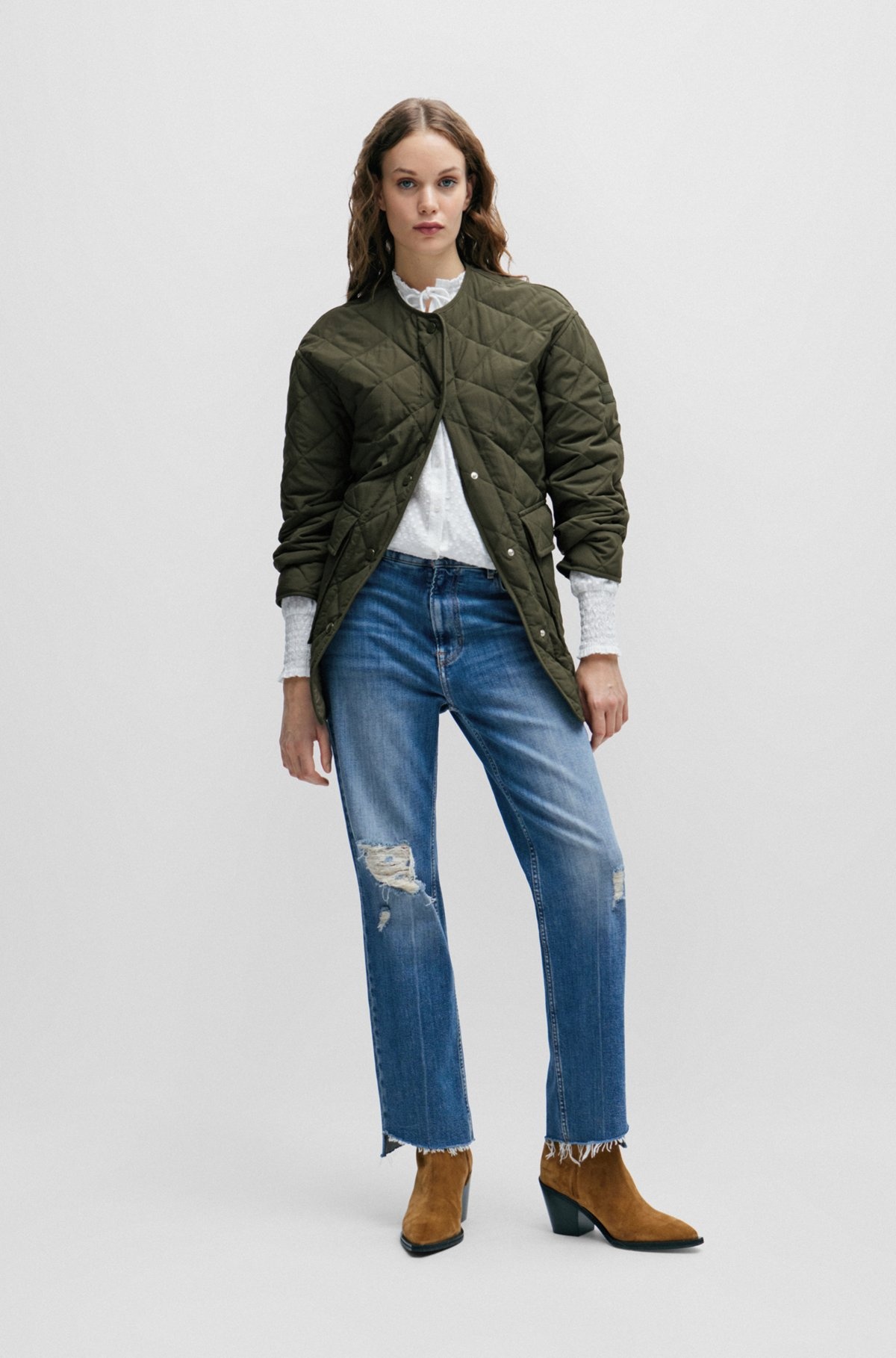 RELAXED-FIT WATER-REPELLENT QUILTED JACKET - 3