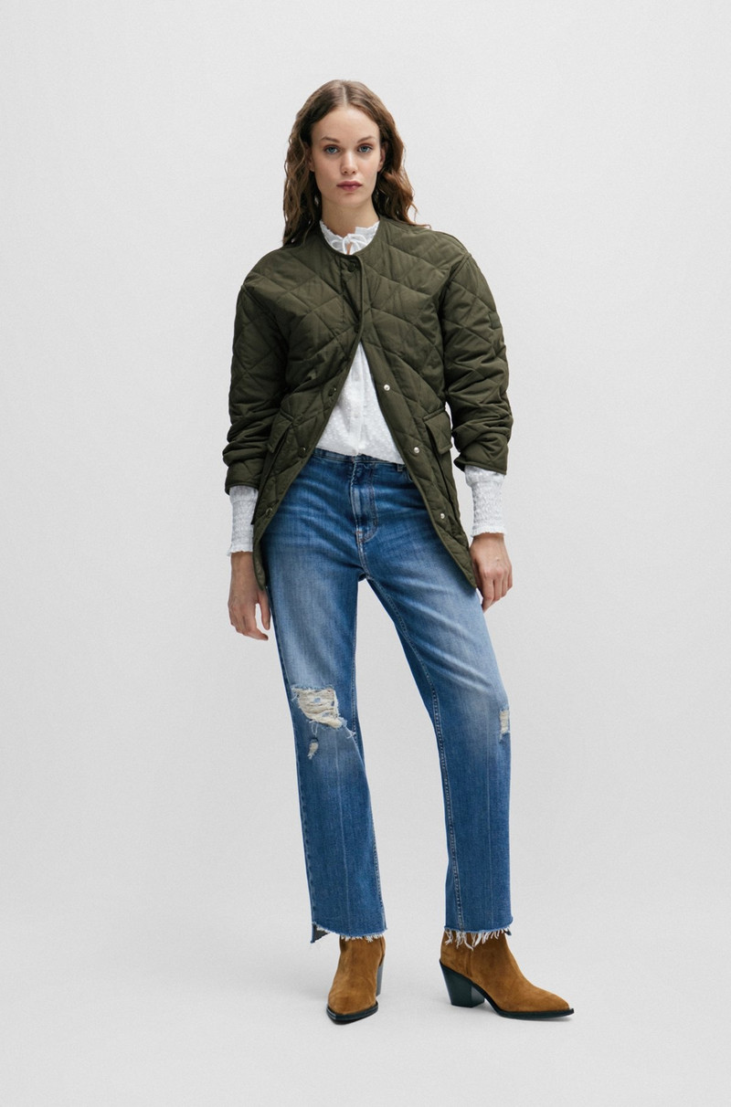 BOSS RELAXED-FIT WATER-REPELLENT QUILTED JACKET outlook