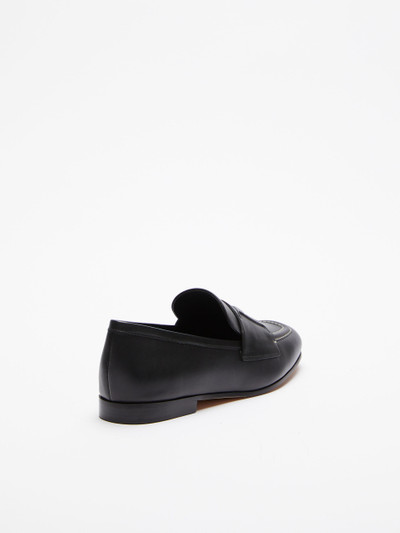 Max Mara LIZE Leather moccasins outlook