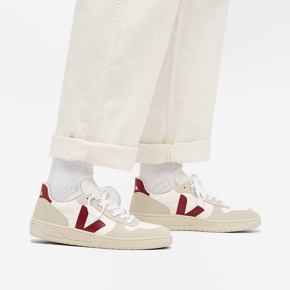 Veja V-10 Basketball Mesh & Suede Sneaker - 6