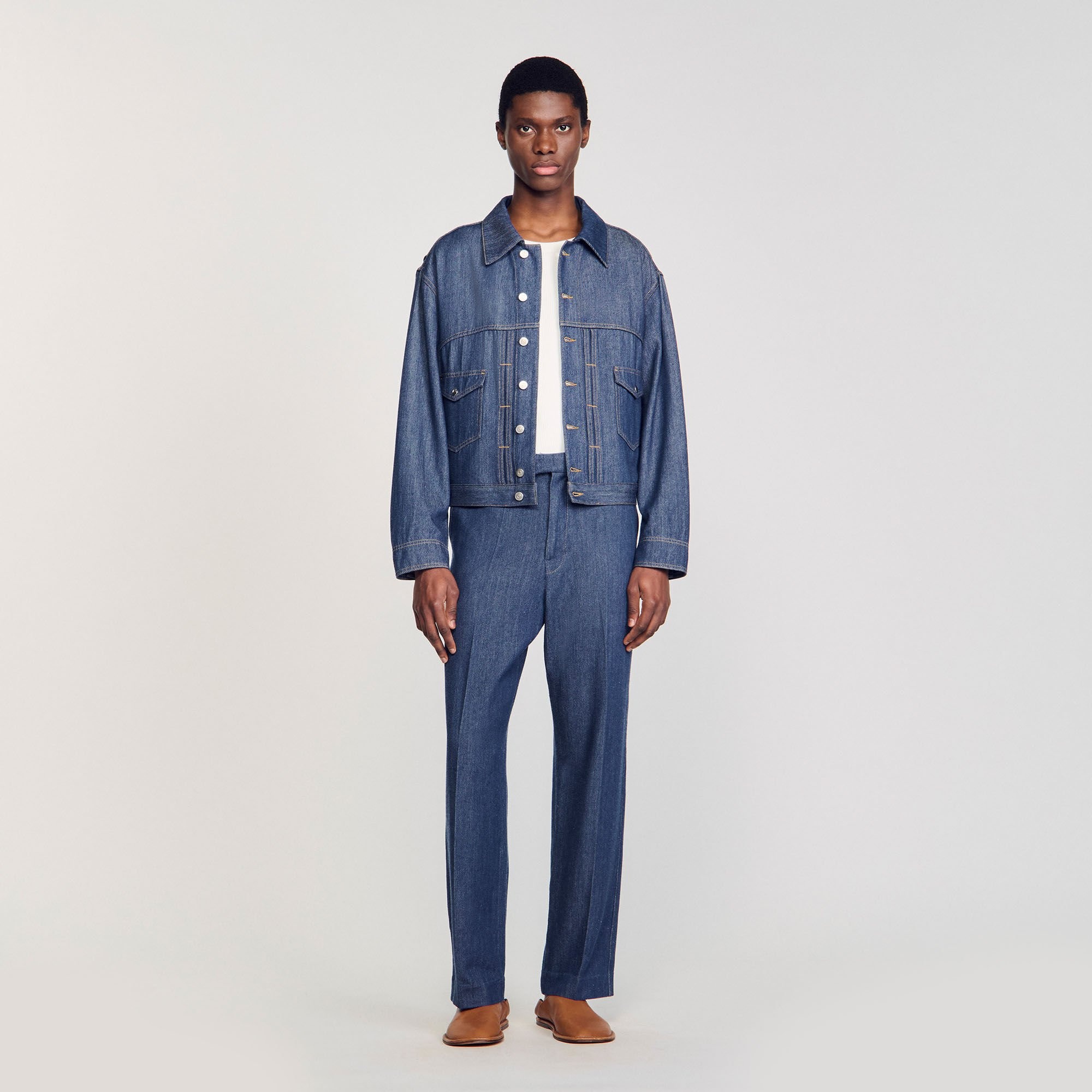 CHAMBRAY JACKET - 2