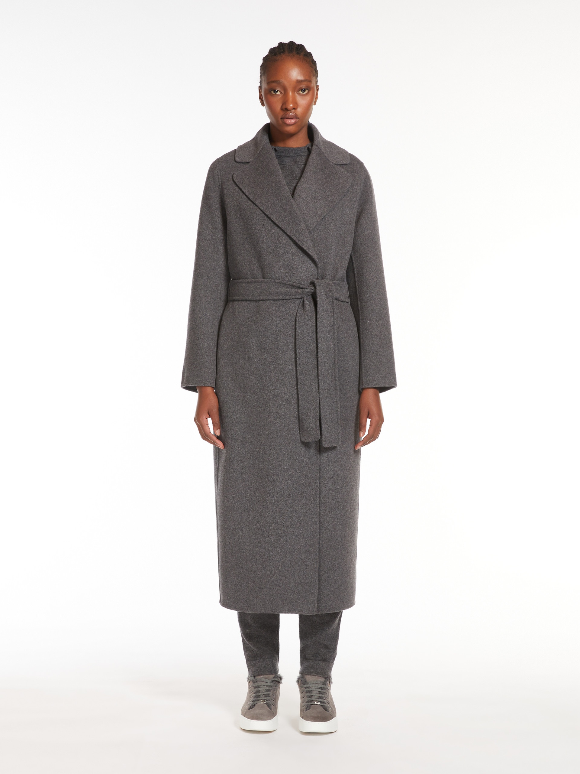 POLDO Wool coat with belt - 3