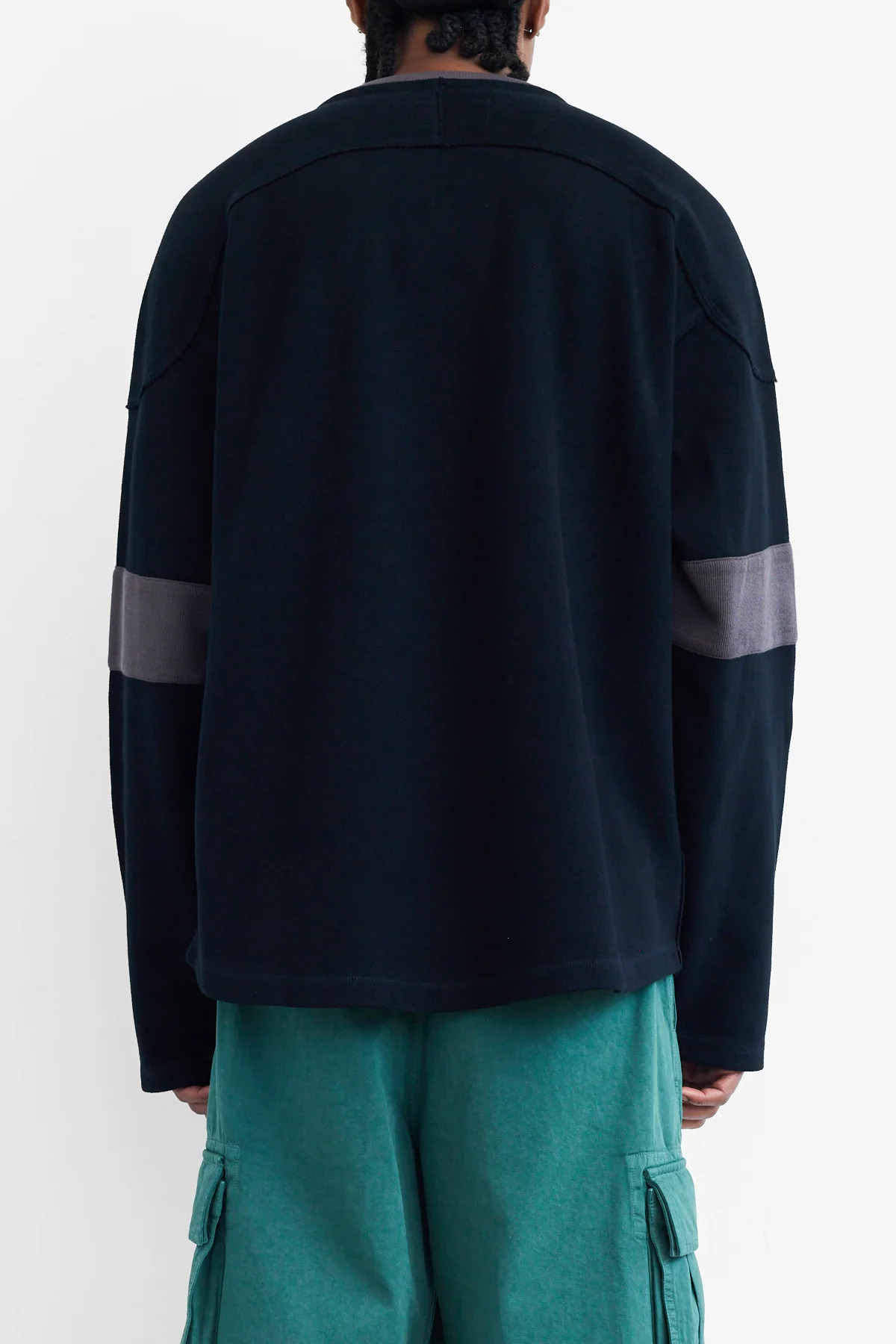 ERL Laced Hockey Jersey Knit Black - 5