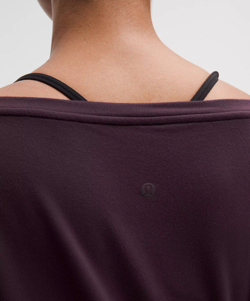 BeCalm Oversized Boatneck Long-Sleeve Shirt 5