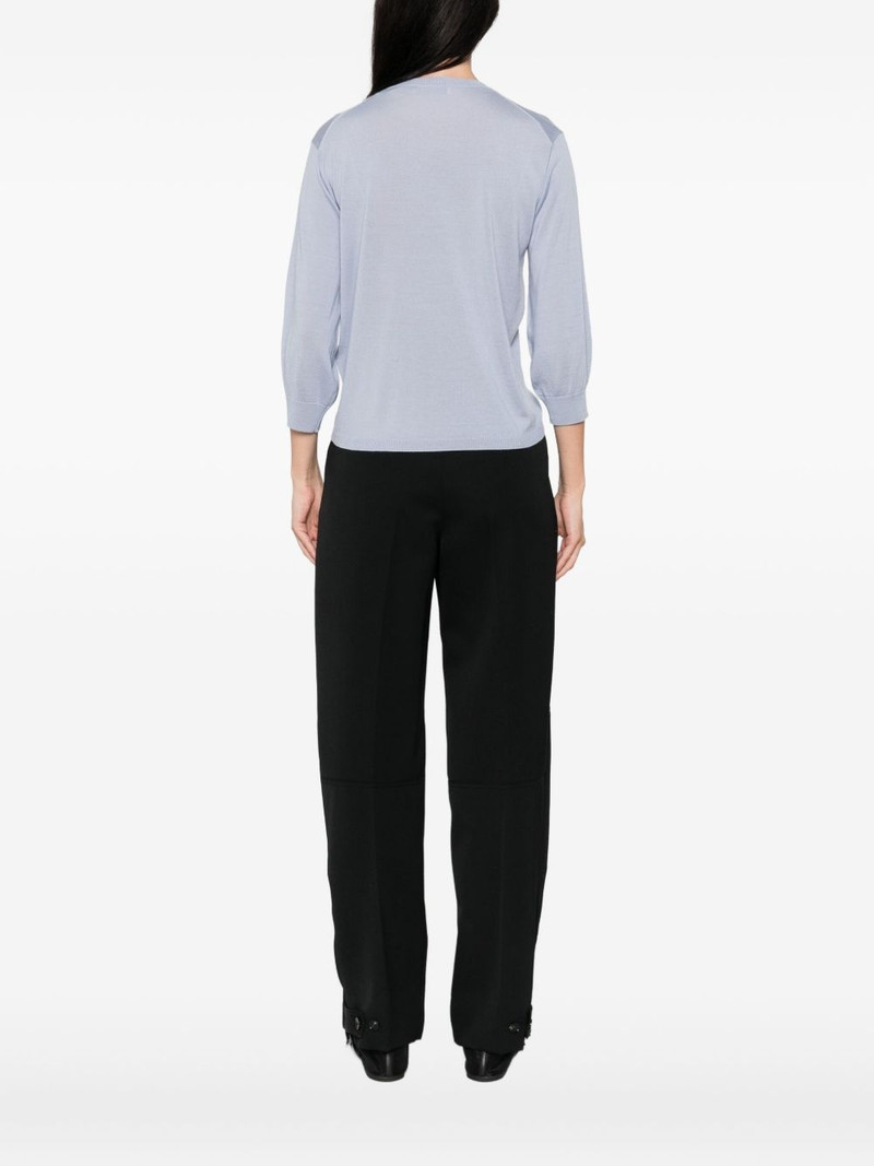 round-neck wool top 4