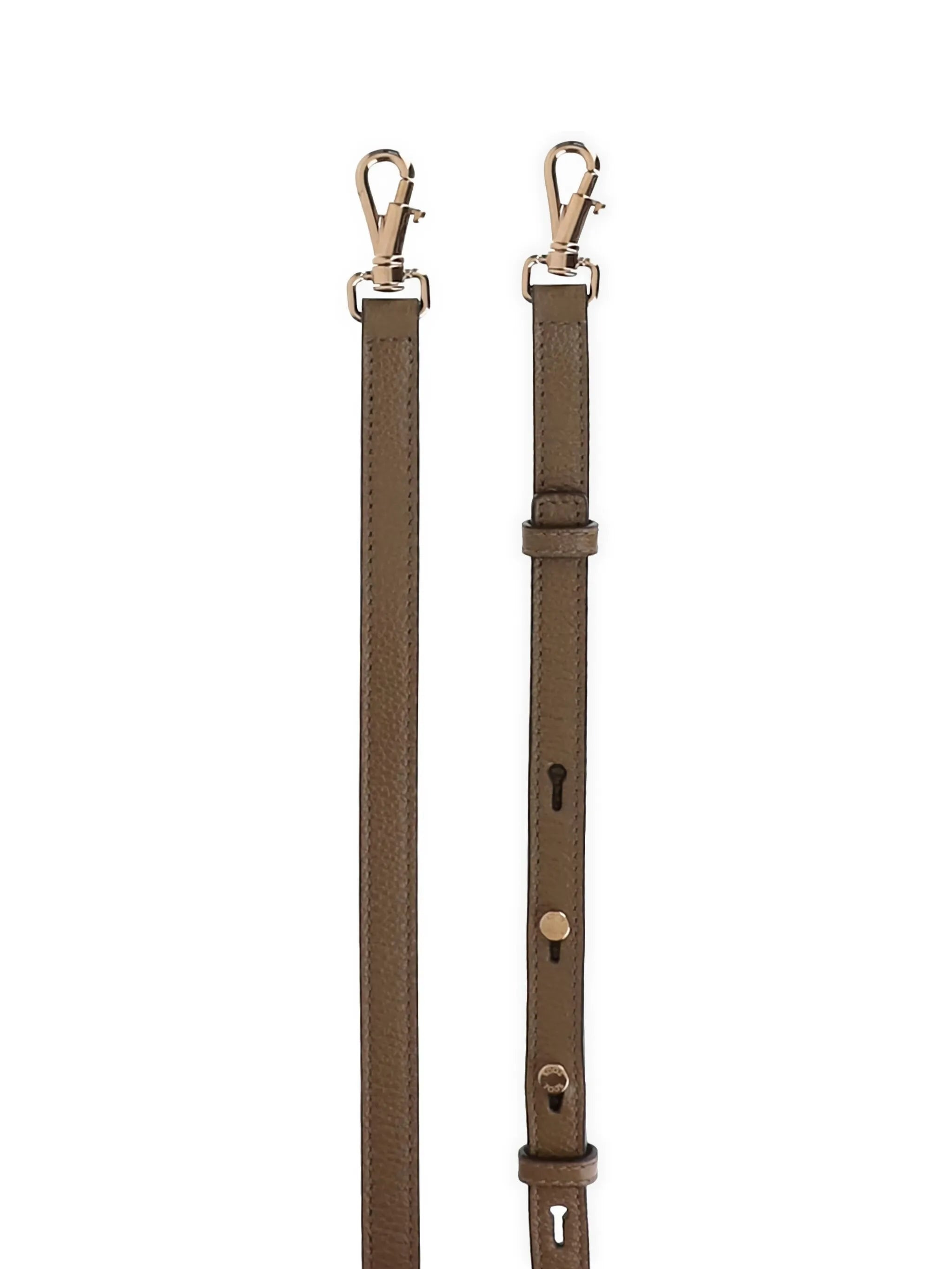 leather T-buckle shoulder bag - 4