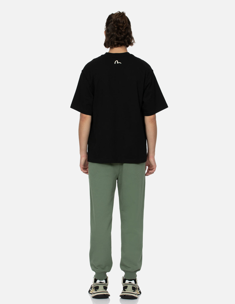 SEAGULL-PRINT DENIM POCKET RELAX FIT T-SHIRT 6