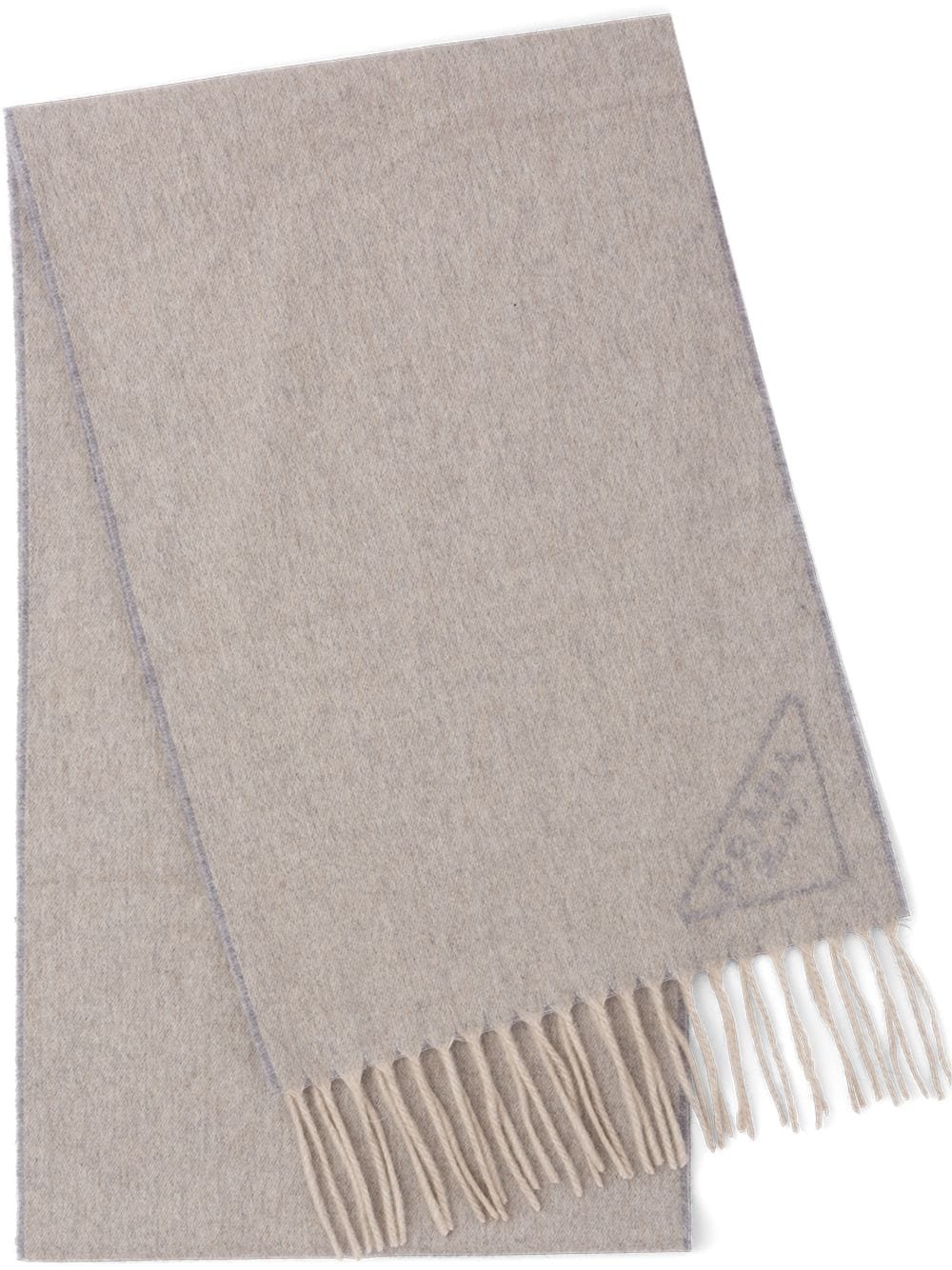 スカーフ Prada Logo Intarsia Wool Scarf Logo wool jacquard scarf in multicoloured - Prada | Mytheresa