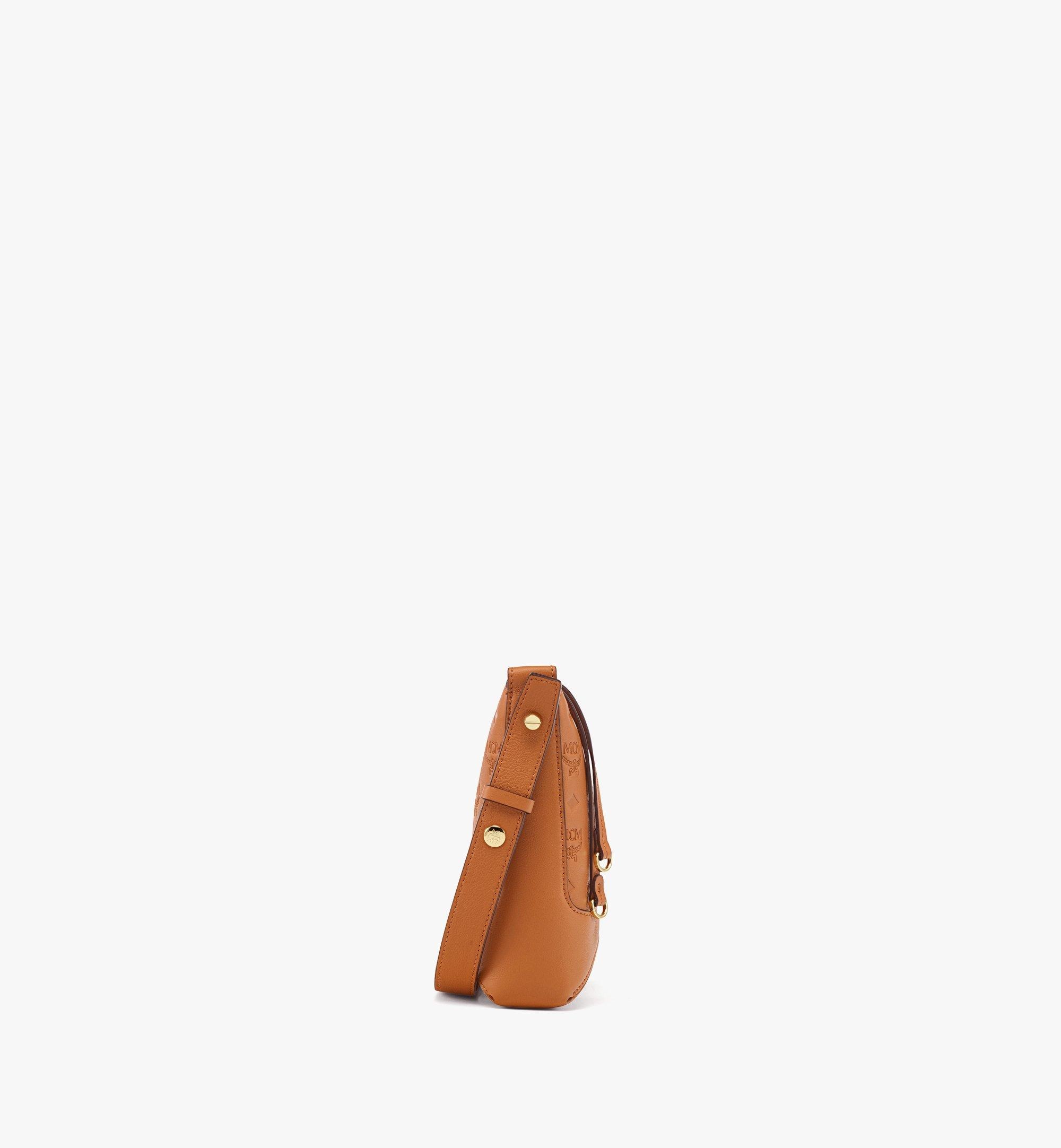 Aren Shoulder Bag in Embossed Monogram Leather - 3
