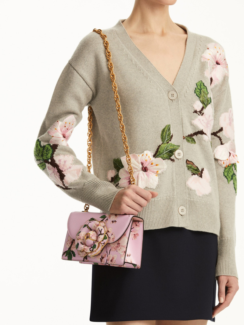 Oscar de la Renta CHERRY BLOSSOM PRINTED TRO BAG outlook