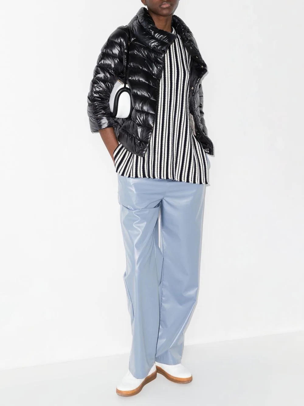 Ultralight quilted high-shine puffer jacket - 4