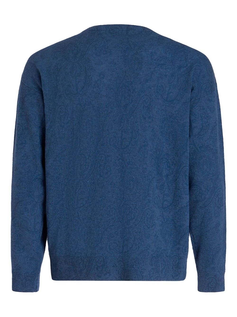 logo-embroidered wool jumper - 6