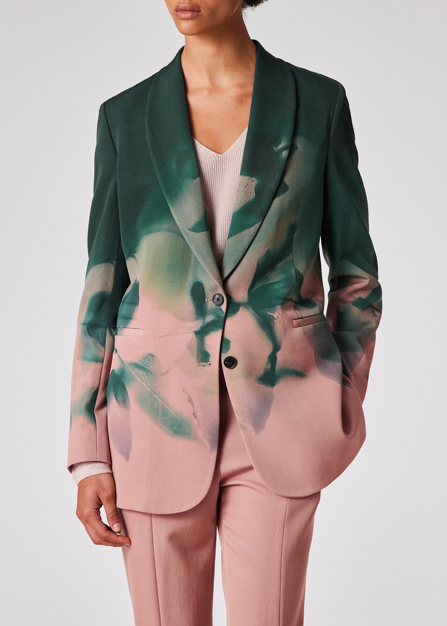 Women's 'Solar Gram' Wool Shawl-Collar Blazer - 5