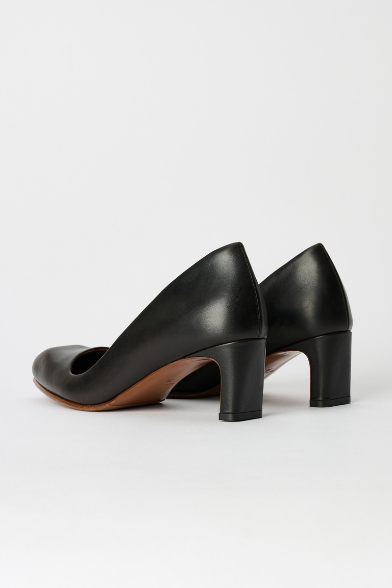 Karasu Pump Dark Chocolate Rich Calfskin 5