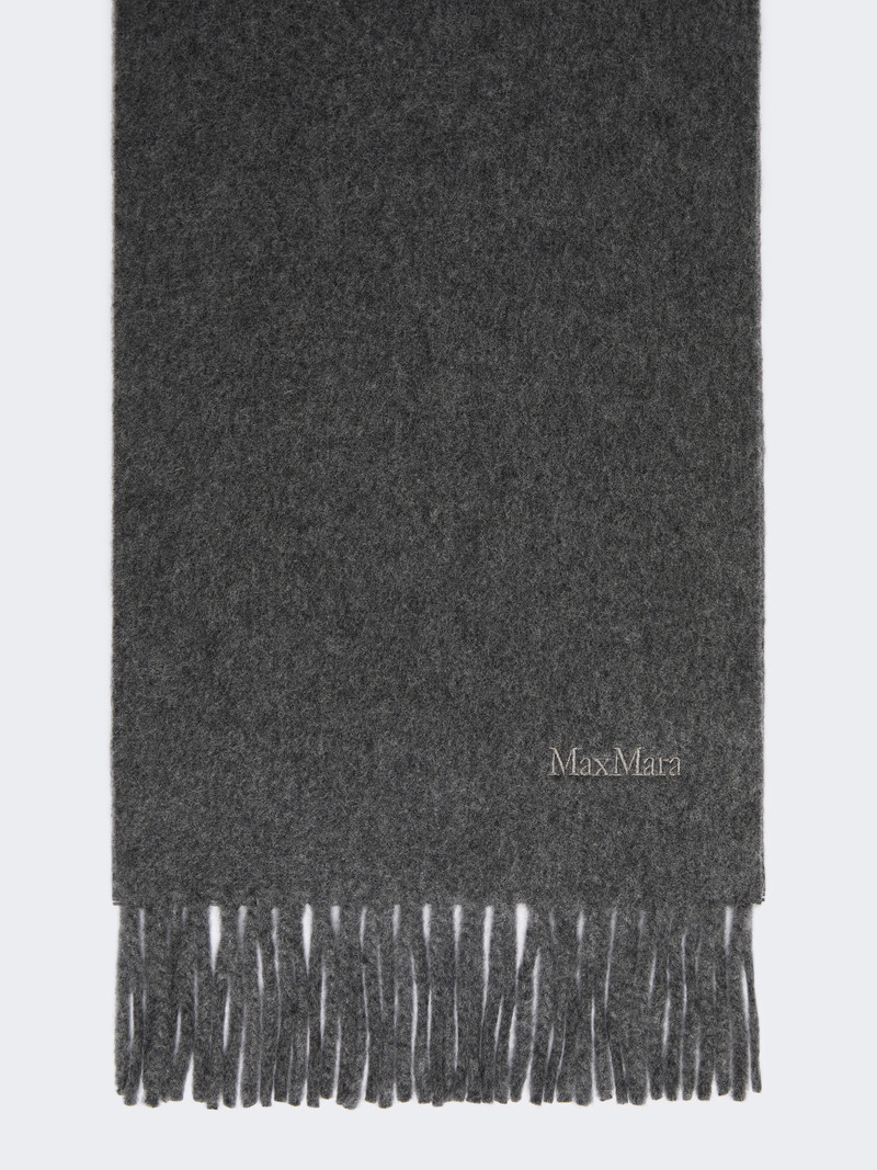 SCILLI Embroidered wool scarf 1