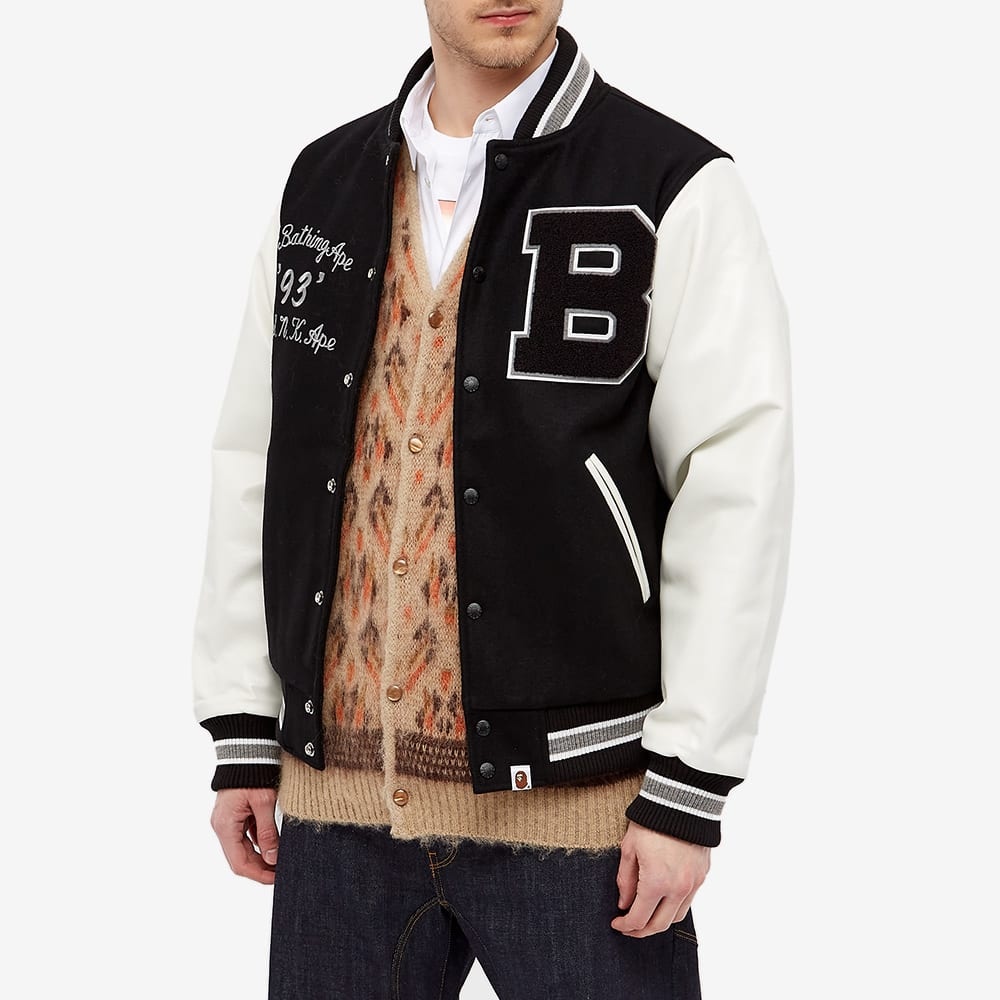 A Bathing Ape Varsity Jacket - 5