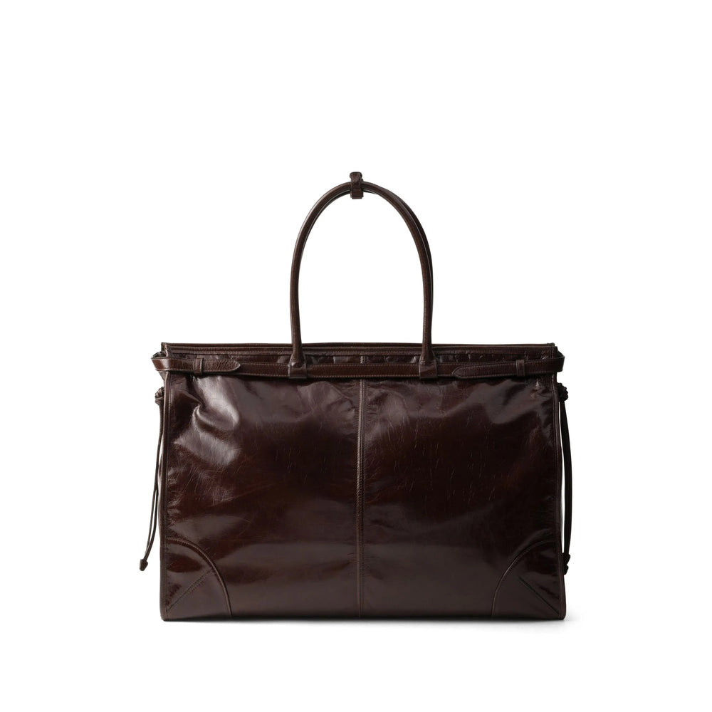 Prada Brown Tote Bags Men - 5