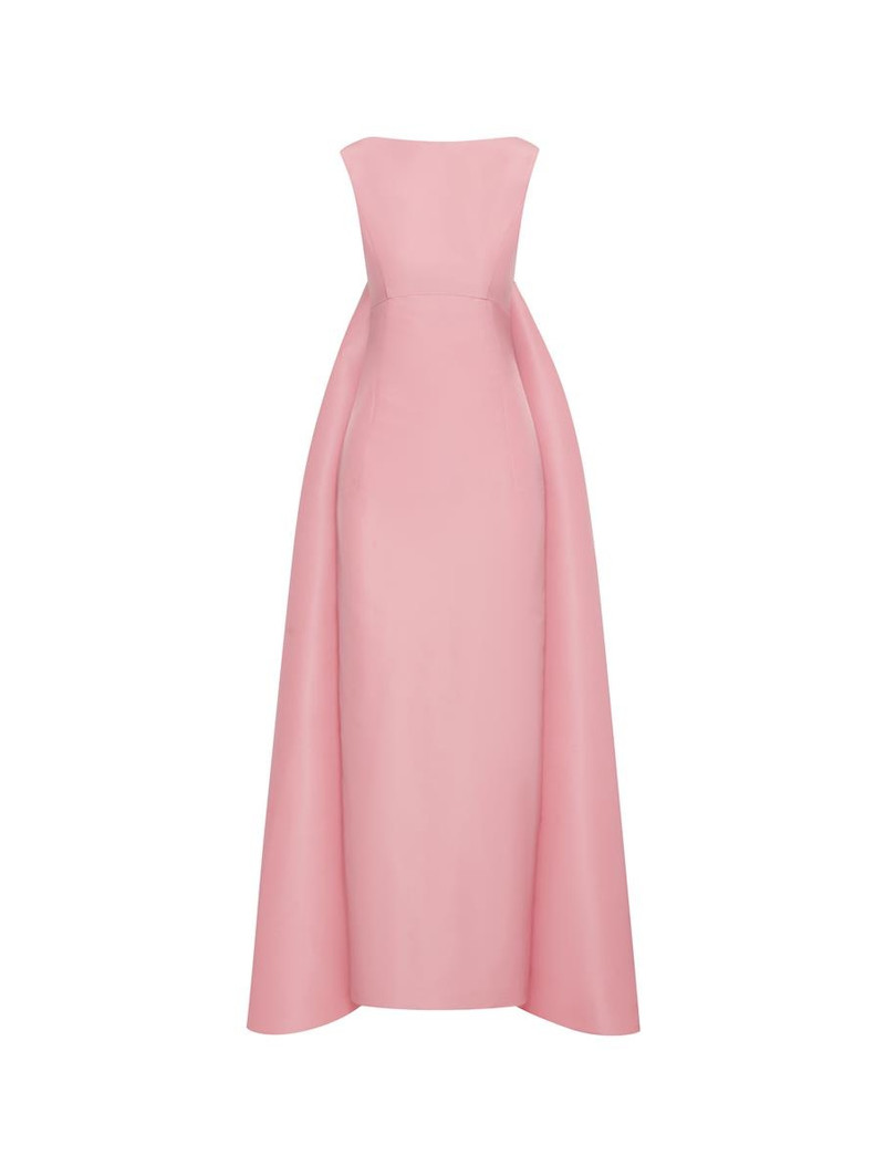 DRAPED 뒷면 FAILLE GOWN 5