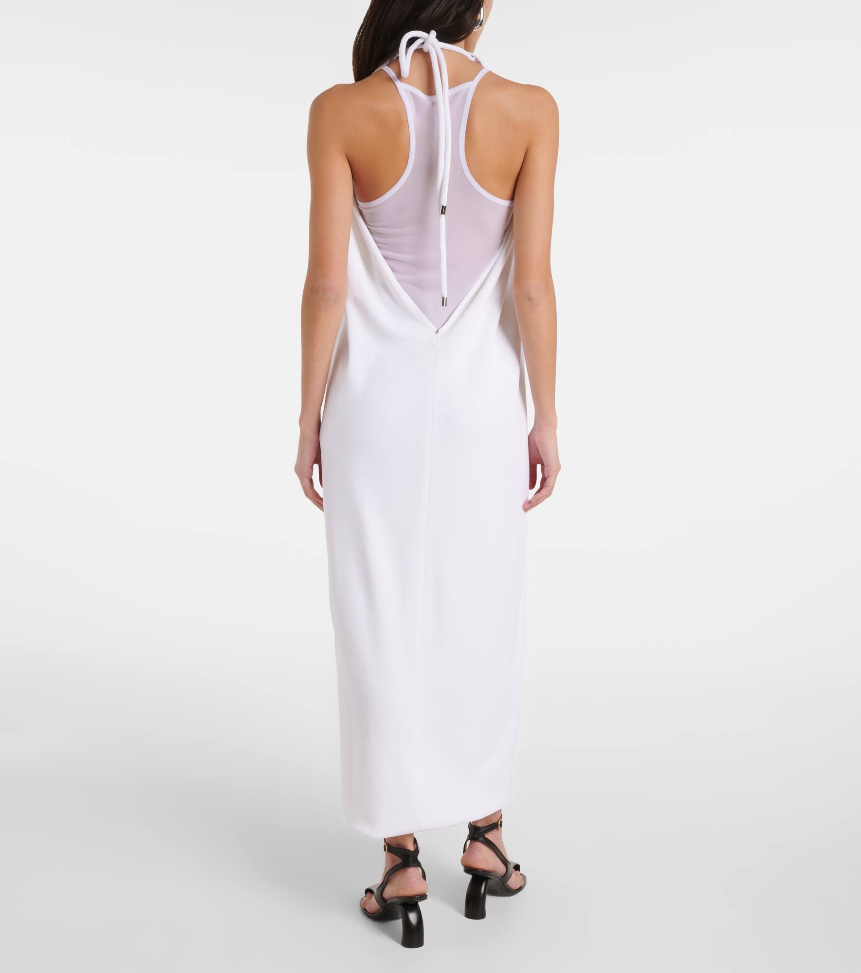 Alceste draped halterneck maxi dress - 3