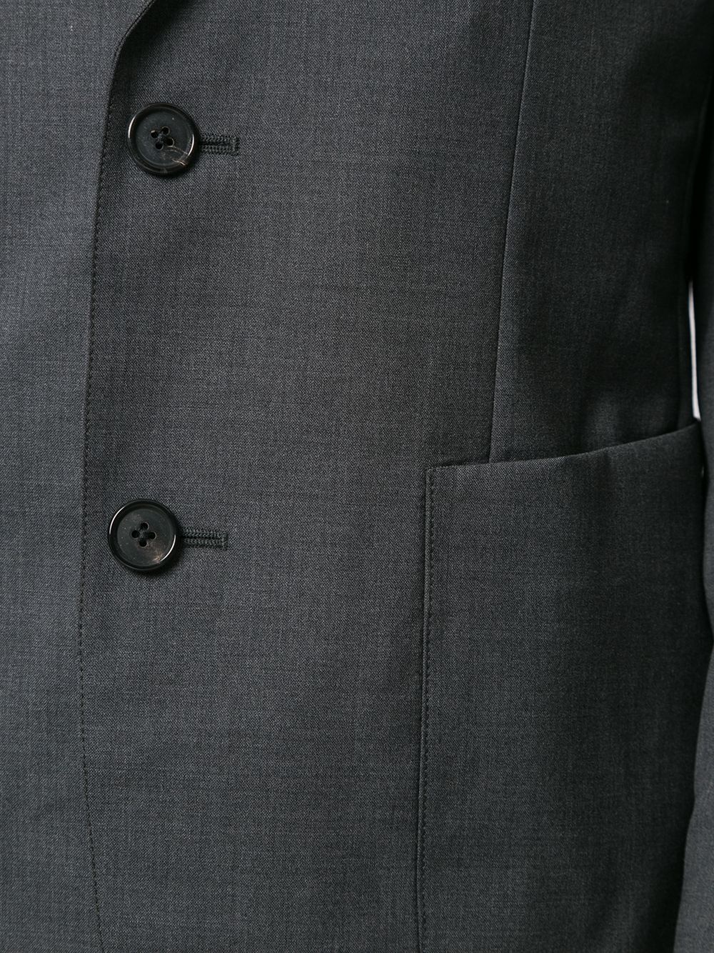 single-breasted wool suit - 5