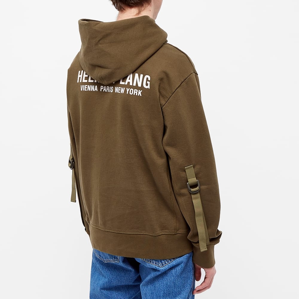 Helmut Lang Logo Text Strap Popover Hoody - 5