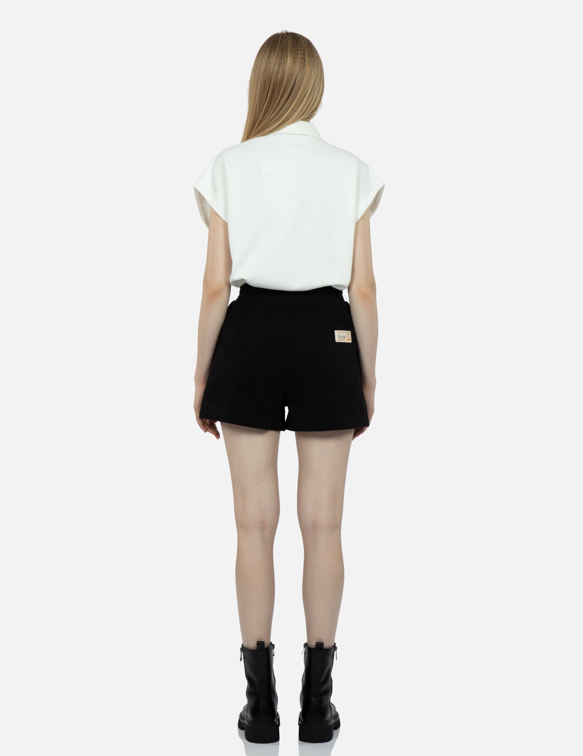 Logo Embroidery Sweat Shorts - 6