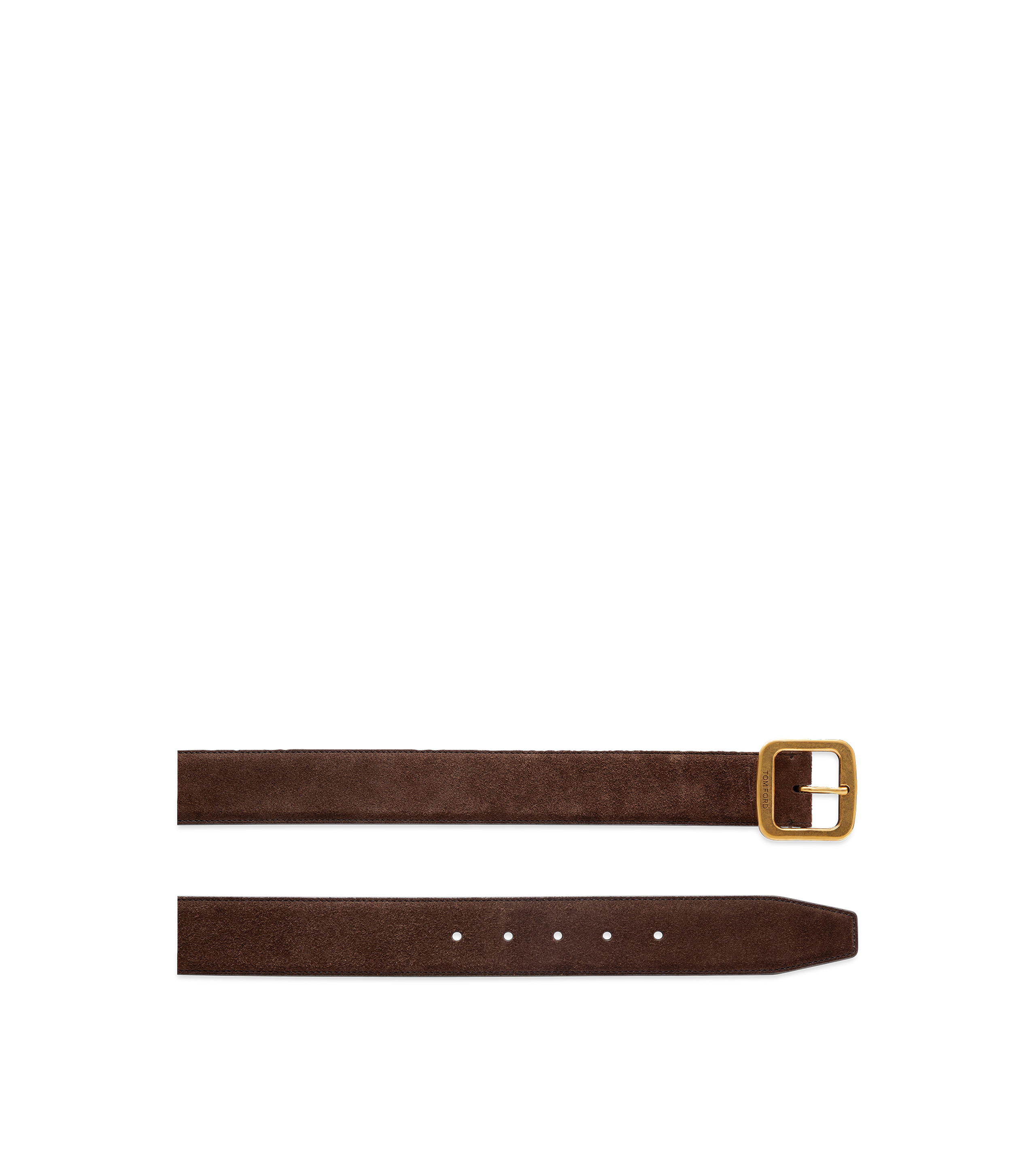 TOM FORD SUEDE SQUARE BELT | REVERSIBLE