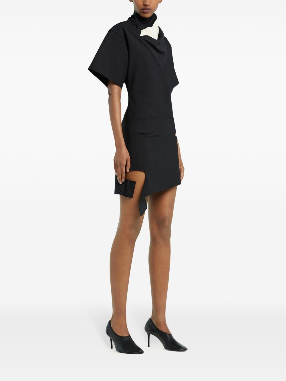 cut-out mini skirt - 3