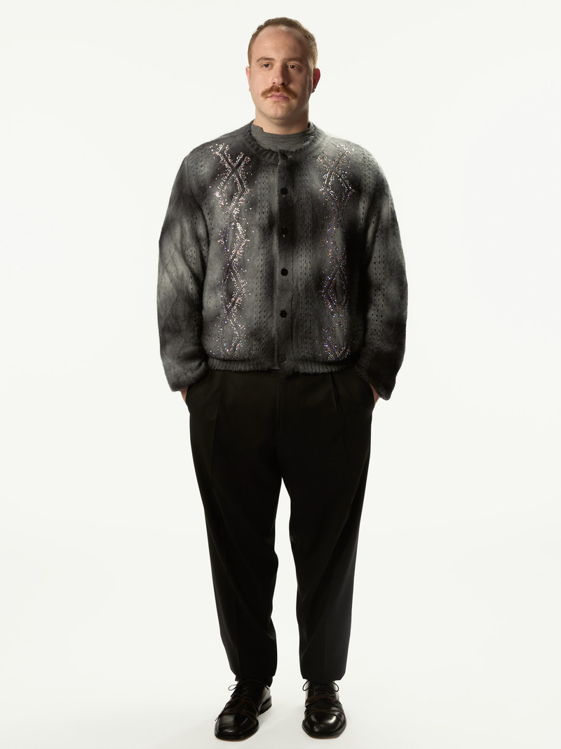 MAGLIANO Dusty Swarovski Cardigan Dark Grey outlook