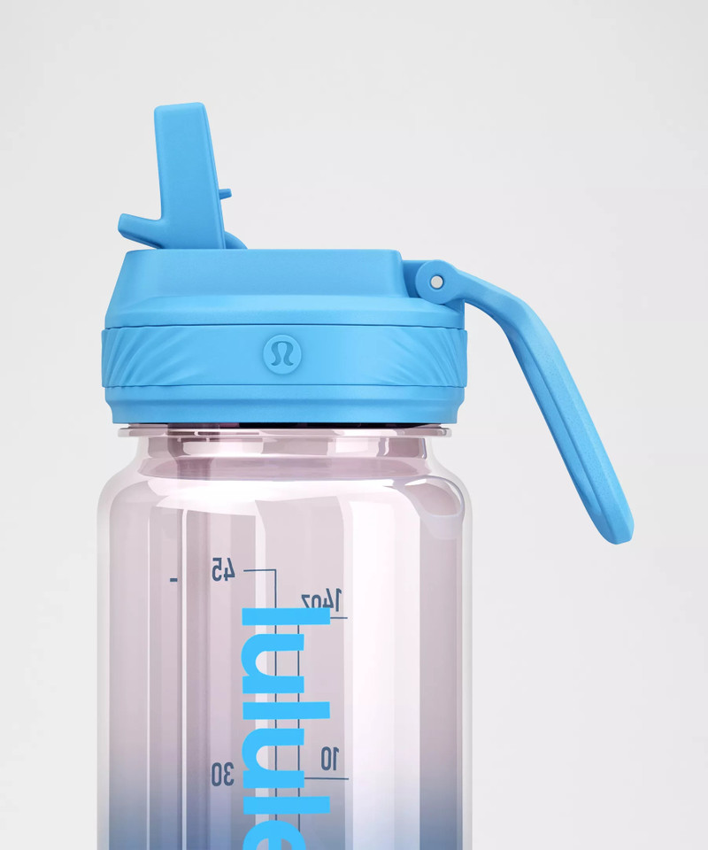 Back to Life Clear Bottle 18oz Straw Lid *Ombre 3