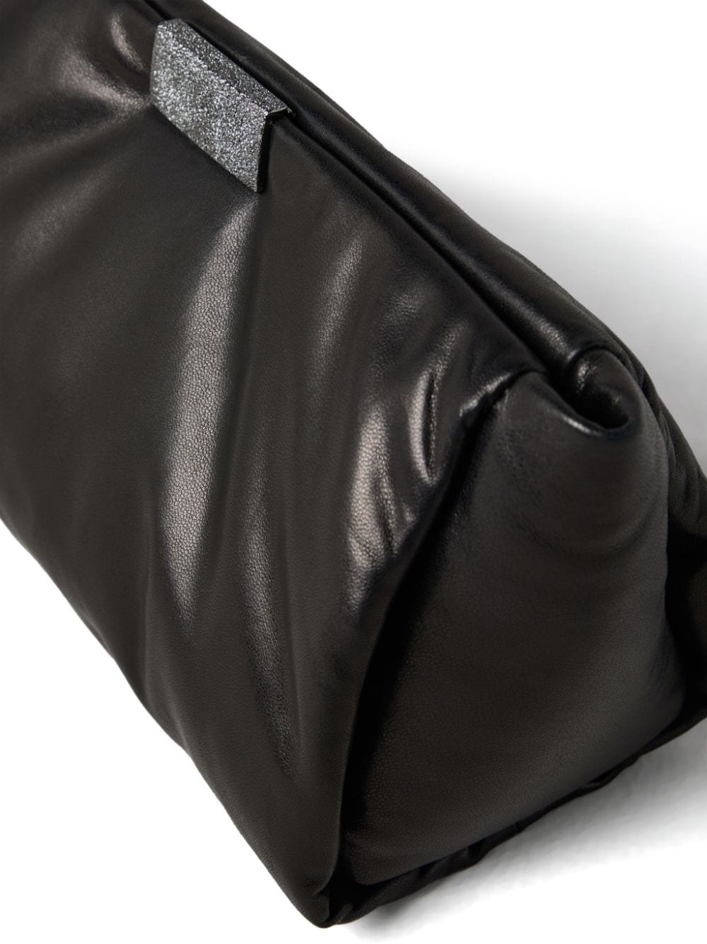 nappa leather clutch bag - 5