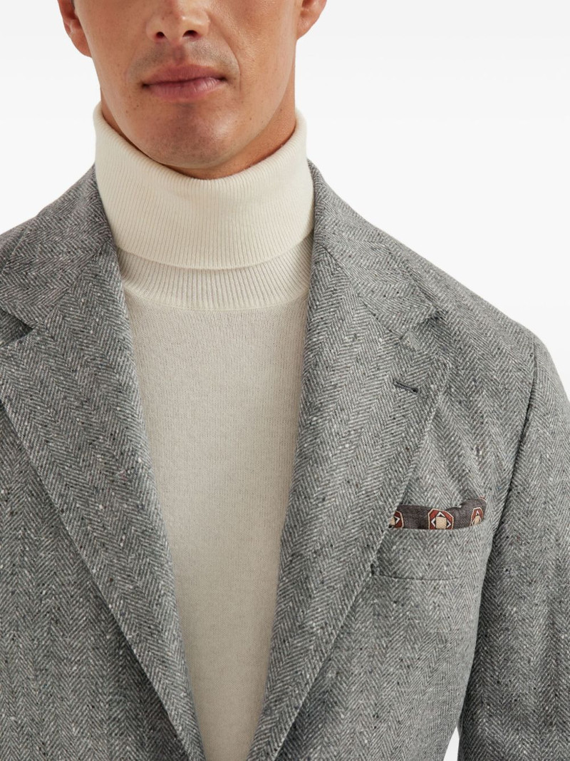 flecked-effect blazer 5