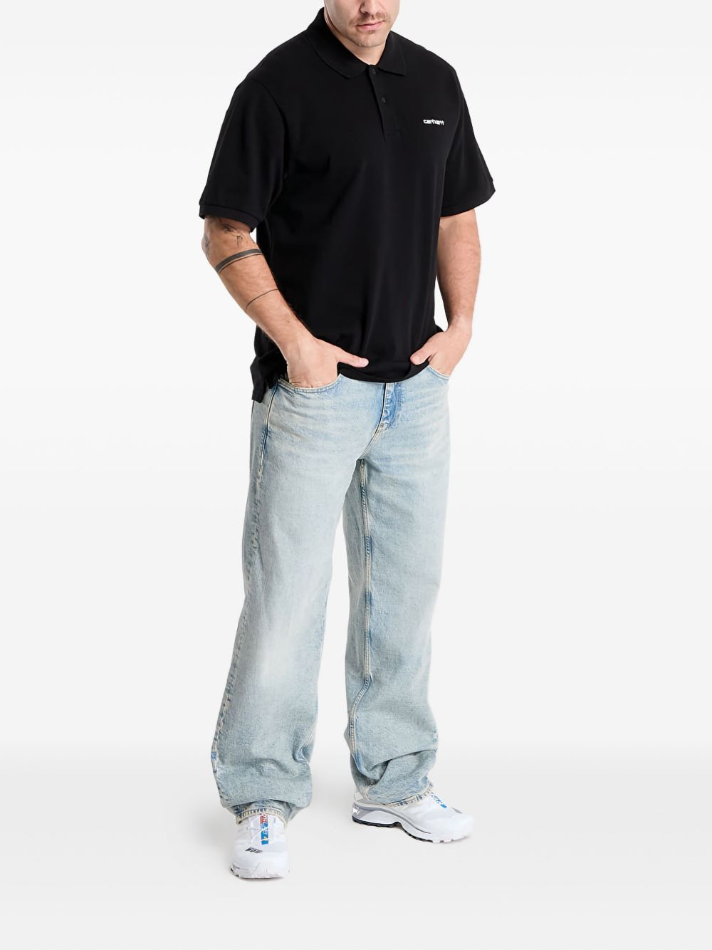 Script-logo polo shirt - 3