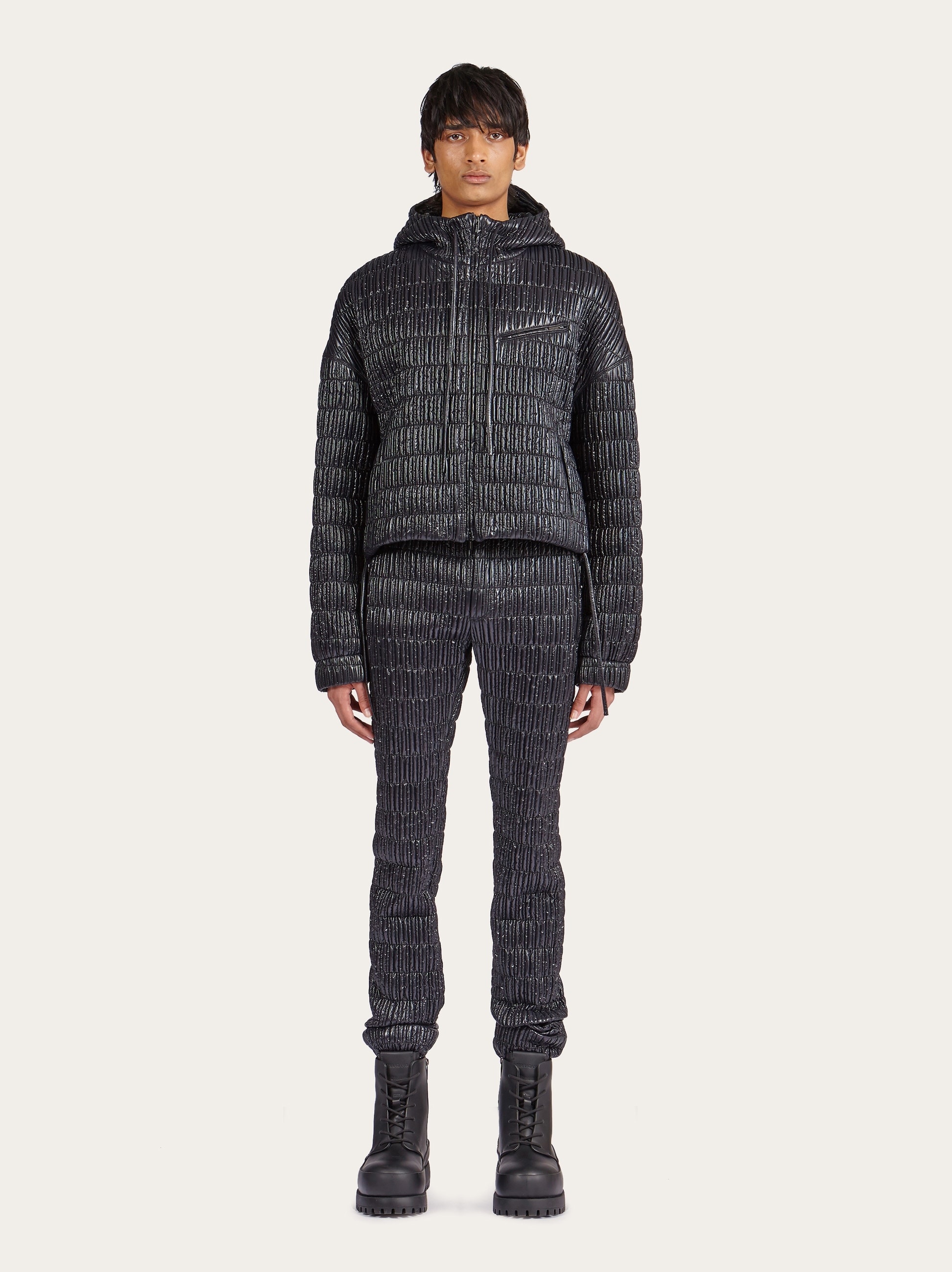 Quilted nylon bomber - 5