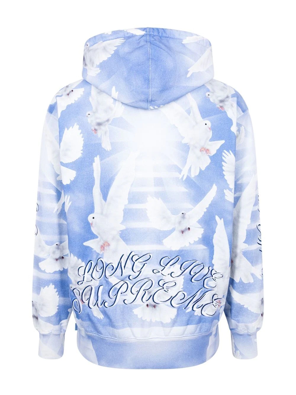 Doves graphic-print hoodie - 2