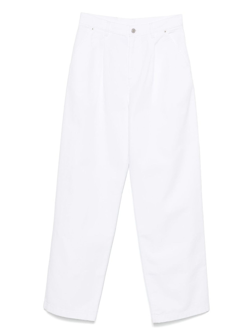 pleat-detailing jeans 1